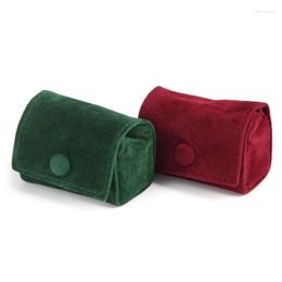 Jewellery Pouches Travel Portable Mini Ring Box Earrings Small Cloth Bag