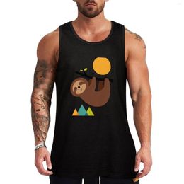 Men's Tank Tops Keep Calm And Live Slow Top Vests For Men Sleeveless