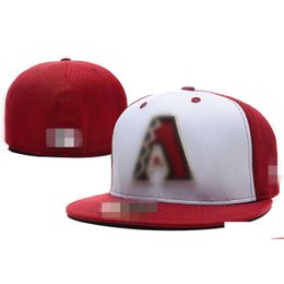 Ball Caps Men Fashion Hip Hop Snapback Hats Arizona Flat Peak Fl Size Closed All Team Fitted In 7- 8 H6-7.14 Drop Delivery Accessori Dhpbz