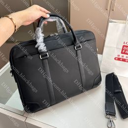 Laptop Bag Designer Mens Leather Briefcase Large Capacity Crossbody Computer Bag Leisure Business Handbag Men Tote Bags