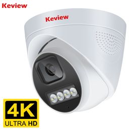 IP Cameras 4K 8MP POE Camera Audio H.265 Wide Angle 2.8mm AI Color Night Vision Home CCTV Video Surveillance Security 230922