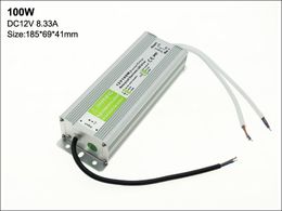 IP67 Waterproof LED Driver 12V 30w 45w 60W 100W 120W 250W Outdoor Use Transformer 110V-240V To 12V Power Supply For Underwater Light12 LL