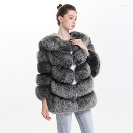 Women's Fur Fashionable Coat Haining 2023