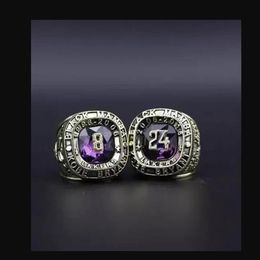 American men's professional basketball legend number 8 and 24 classic number souvenir ring279S