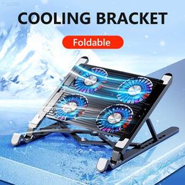 Laptop Cooling Pads ICE COOREL Laptop Cooler Splicing Stable Foldable Notebook Riser Portable Tablet Stand 7 Gears Adjustable Laptop Cooling Pads L230923