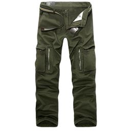 Men's Pants Autumn Winter Men's Casual Overalls Men Multi-pocket Plus Size Pants Male Fashion Military Tactical Trousers 230922