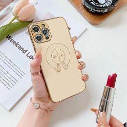 Designers Phone case for IPhone 14 Pro Max Plus Cases Luxury Gold Shell Case designer Golden Pattern Cover 13 12 11 XR XS 8 7 G239231PE-3