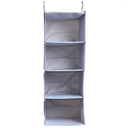 Storage Bags Multi-layer Organiser Folding Clothes Washable Hanging Wardrobe Organisers Polyester Clothing Reusable Closet