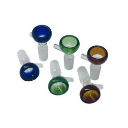 Colour Thick Glass Bowls For Hookah smoking pipes 14mm 18mm Male Joint Funnel Bowl Smoke Piece Tool For Tobacco Bong Oil DabL LL