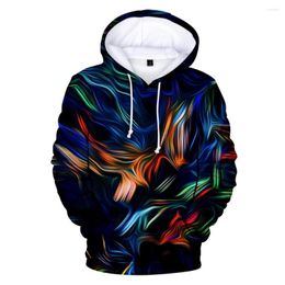 Men's Hoodies Colourful Tie Dye Men Sweatshirt Women Sweat Polluvers Magic Swirl Pattern Autumn Winter Casual Tops Crewneck Hoonded