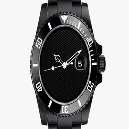 All black men stainless Steel watches Fashion ceramic Bezel sapphire glass automatic Male watch men wrist watches 068260A