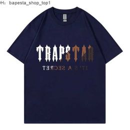 2023 New Trapstar Letter Print Classic Casual Fashion Trend for Men and Women Pure Cotton Simple Sports T-shirt Boyfriend Girlfriend Gift 4 B7NQ