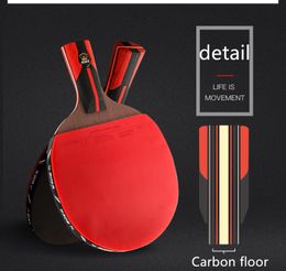 Table Tennis Raquets Top Carbon Quality Black Blade S6 Table Tennis Bat Professional With Rubber Ping Pong Racket Paddle Table Tennis Racket 230922