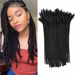 Hair Bulks Dreadlock Extensions 0 6cm Width Thickness Human Dreadlocks 40 Strands Handmade Dead Lock 230923