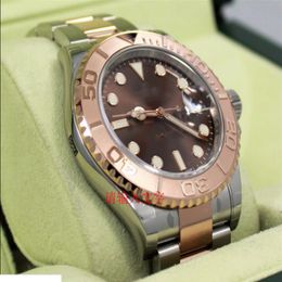 Mens Designer Watches Automatic Watch Men Rose Gold Watch Stainless steel Bracelet Men's Yacht 116621 40mm Sport Wrist Wristw331h