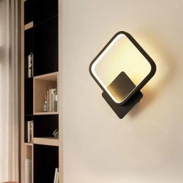 Wall Lamp Nordic LED Wooden Lamps Acrylic Bedside Sconce Indoor Lighting Home Decor Bedroom Living Room Kitchen Study Aisle