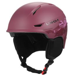 Skates Helmets Lixada Snowboard Helmet with Detachable Earmuff Men Women Protective Safety Skiing Professional Snow Sport 230922