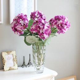 Decorative Flowers 92CM Artificial With Huge Embroidered Balls And Long Stems For Interior Design