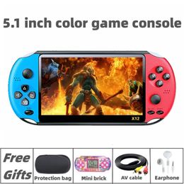 Portable Game Players WALKGAMER 5.1 inch retro video game console nostalgic Built-in 12000 games dual joystick arcade emulator handheld game console 230922