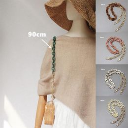 Bag Parts & Accessories Acrylic Shoulder Strap Chic Resin Chain For DIY Handbag Handles Detachable Crossbody Straps3187