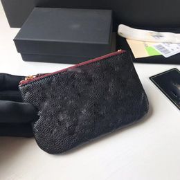 2023 designer wallet Ladies Flap Crossbody Genuine Letter camera bags Caviar Zero Wallet Card Bag with box one