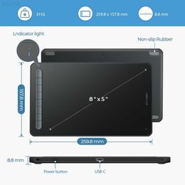 Graphics Tablets Pens XPPen Deco Wireless Bluetooth Digital Graphic Tablet Drawing Tablet Pen Tablet Support Windows Mac Android Chrome OS/ Linux L230923