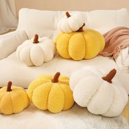 Plush Pillows Cushions Soft Pumpkin Pillow Pumpkin Plush Toy Sofa Cushion Bedroom Decoration Kids Birthday Gift Baby Soothing Pillow 230922