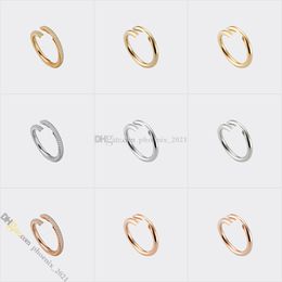 Jewelry Designer for Women Designer Ring Diamond-Pave Nail Ring Titanium Steel Gold-Plated Never Fading Non-Allergic,Gold,Silver,Rose Gold, Store/21621802