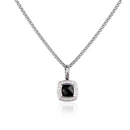Diamond Pendant Necklaces Dy Jewellery Chain Necklace Designers Men Womens Fashion Black Onyx Petite Vintage Hip Hop Chain Pendants 289D
