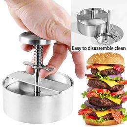 Meat Poultry Tools Hamburger Press Patty Maker 304 Stainless Steel NonStick Burger for Making Patties and Thin Burgers 230922
