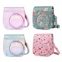 Toy Cameras PU Leather Case Cover for Fujifilm Instax Mini 11 9 8 Camera Shoulder Bag 230922