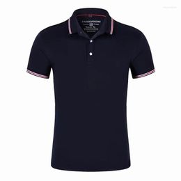 Men's Polos 2024 Fashion Sports Brand Summer Polo Shirt Male Design Loose Business Casual Cotton Short Sleeve Breathable