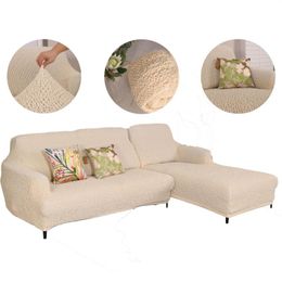 Storage Bags Furniture Protective Slipcovers Stretch Quilted Corner Sofa Bed Cover 7 Seater L Shape