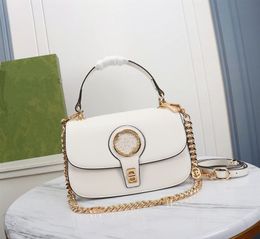 NEW Classic Spring Summer Pochette Emed Puffy Leather Chain Bagm Handbag Fashion Forward Shoulder Bags Crossbody with the Strap Top