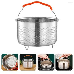 Double Boilers Laundry Basket Steamer Baskets Cooking Rack Pot Food Steaming Insert Kitchen Supply
