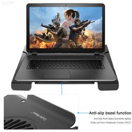 Laptop Cooling Pads With Silent Fan Gaming Laptop Cooler Base Stand Cooling Pad Supports up to 15.4 inches Notebook L230923