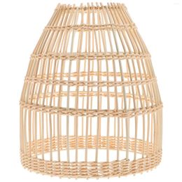 Pendant Lamps Rattan Chandelier Lampshade Country Decor Woven Ceiling Light Cover Branches Hanging Weaving Festival