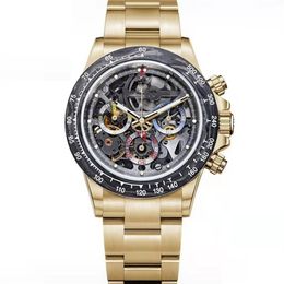 2022 Luxury Men's Watch 42mm Quartz Multifunction Classic Watch Fashion Work in multiple time zones gold Watches Designer Oro262V