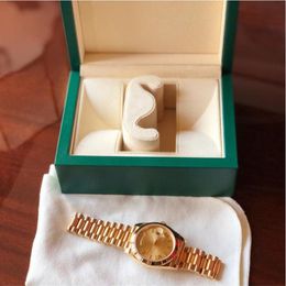 18K Gold President Date Sapphire Cystal Geneva Mens Watches Automatic Mechanical Movement Male Luxury Watch Monday to Sunday277r
