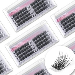 False Eyelashes ETVITE DIY Clusters Eyelash Extension Dovetail Segmented Lashes 48 Volume Natural Segmented Eyelashes Bundles 230922