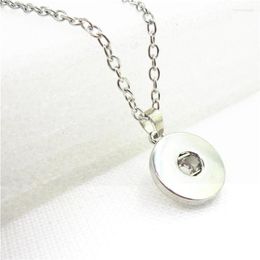 Chains 10pcs/lot Wholesale DIY 18mm Snap Button Jewellery For 50cm Necklace Fashion