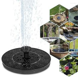 Garden Decorations Solar Fountain Water Pump With Colour LED Lights For Bird Bath 3W Floating Pond Tank