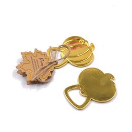 Party Favour Gold Colour Metal Fall Autumn Pumpkin Bottle Opener Operners Anniversary Bridal Wedding Gift Gifts Drop Delivery Home Gar Dhoat