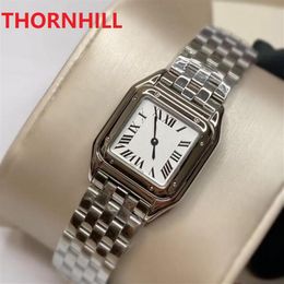 Luxury Women Watches Square Dial Designer 316L Stainless Steel Japan Movement Quartz Lady Diamonds Perfect Quality Ladies Wristwat332a