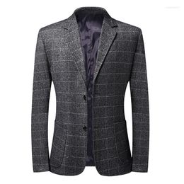 Men's Suits High Quality Blazer Men Italian Style High-level Simple Business Casual Elegant Fashion Gentleman Suit Jacket Professional Wear