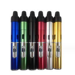 Click N sneak a toke smoking Lighter metal pipe 7 Colours tobacco WindProof Torch Butane NO Gas tool Accessories