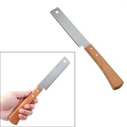 300mm Mini Hand Saws Wooden Handle For Garden Pruning Wood Cutting Double Side Flush Cut Saw Tools Supplies