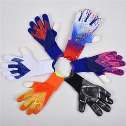 Sports Gloves Kids Adults Goalkeeper Gloves Goalie Gloves Thicken Latex Football Soccer Anti-slip Soccer Breathable Children Goalie Gloves 230922