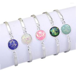 Charm Bracelets Resin Shell Shape Bracelet Round Lover Charms Brand Jewelry For Women