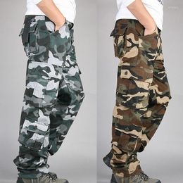 Men's Pants Outdoor Men Camouflage Cotton 8 Pockets Tactical Long Cargo Hunting Soldier Military Trousers